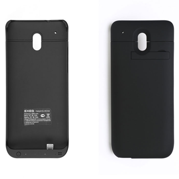 EXEQ HelpinG-HC04 чехол-аккумулятор для HTC One Mini, Black (2300 мАч, клип-кейс)HelpinG-HC04 BL EXEQ HelpinG-HC04 чехол-аккумулятор для HTC One Mini, Black (2300 мАч, клип-кейс)HelpinG-HC04 BLЭлегантный дизайн Exeq HelpinG-HC04 не только прекрасно подойдет к дизайну вашего любимого смартфона, но и надежно защитит его от загрязнений, царапин, ударов даже во время самой активной эксплуатации. Встроенный в чехол аккумулятор емкостью в 2300 мАч обеспечит своевременную подзарядку смартфона и позволит продлить часы его работы как минимум в два раза – еще больше разговоров, интернет-серфинга, любимой музыки на вашем HTC ONE Mini! Для удобного просмотра видео, чтения электронных книг Exeq HelpinG-HC04 оборудован встроенной подставкой, которая позволит надежно закрепить телефон в горизонтальном положении. Заряжается чехол-аккумулятор от зарядного устройства телефона, причем заряжать оба устройства можно не извлекая телефон из чехла. Так для зарядки телефона просто подсоедините зарядное устройства к чехлу и нажмите кнопку питания на чехле, а для зарядки чехла просто подсоедините зарядное устройство к нему. Аналогично происходит и подключение телефона к...