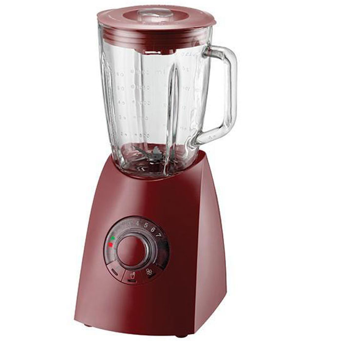 Oursson BL0640G/DC, Dark Cherry настольный блендерBL0640G/DC Dark Cherry Oursson BL0640G/DC, Dark Cherry настольный блендерBL0640G/DC Dark CherryБлендер Oursson BL0640G – электрический бытовой прибор, предназначенный для измельчения пищи. Особенностью блендера является его конструкция: на основание, в котором расположен двигатель, надевается чаша, в которой работает лопастной нож. С его помощью можно готовить пюре и муссы, колоть лед, взбивать и смешивать напитки. Поворотный переключатель с кнопками поможет выбрать необходимую программу измельчения, а также установить нужную скорость от 1 до 7 или выбрать режим быстрого смешивания. Функция легкой очистки сделает уход за прибором значительнее удобнее и проще.