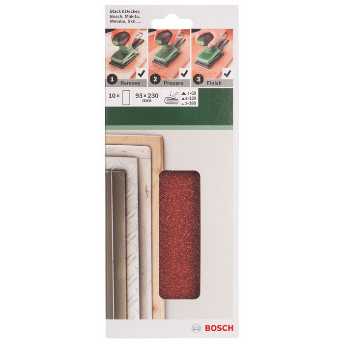    Bosch, 93  230 ,  60/120/180, 10  - Bosch2609256B14