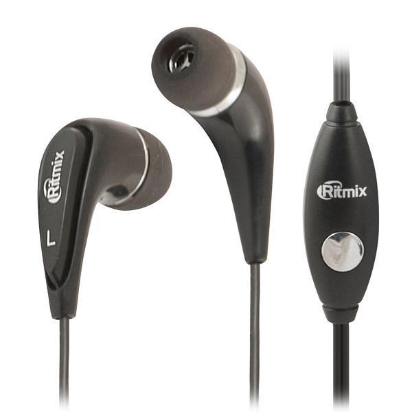 Ritmix RH-109M, Black наушники с функцией гарнитурыRH-109M, Black Ritmix RH-109M, Black наушники с функцией гарнитурыRH-109M, BlackRitmix RH-109M – это портативные наушники-вкладыши с функцией гарнитуры. Кабель стандартной длины оснащён микрофоном, кнопкой управления функциями телефона и штекером Г-образной формы. Особенности Качественный сбалансированный звук Микрофон на проводе Кнопка управления функциями телефона*