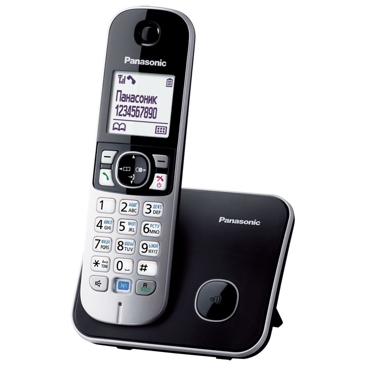 Panasonic KX-TG6811 RUB, Black DECT-телефонKX-TG6811RUB Panasonic KX-TG6811 RUB, Black DECT-телефонKX-TG6811RUBDECT телефон Panasonic KX-TG6811. Функция радионяня - Вы можете осуществлять акустический контроль помещения, например, детской из других комнат в доме - одна трубка устанавливается рядом с ребенком, а вторая у родителей. Снижение фонового шума позволяет улучшить качество связи.