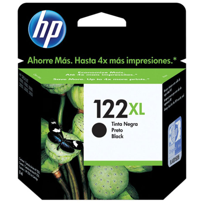 HP CH563HE (122XL),Black картридж для струйного принтераCH563HE HP CH563HE (122XL),Black картридж для струйного принтераCH563HEКартридж повышенной емкости HP 122XL с черными чернилами для печати черно-белых текстов на уровне лазерных устройств.
