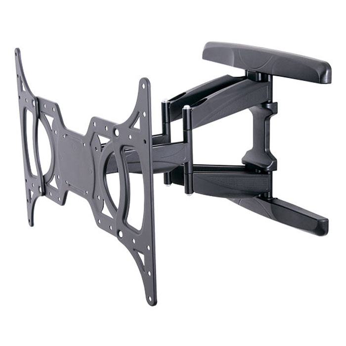 Tuarex Olimp-8001, Black кронштейн для ТВ235295 Tuarex Olimp-8001, Black кронштейн для ТВ235295Tuarex Olimp-8001 - стильный кронштейн для современных LED и LCD телевизоров с диагональю экрана от 15 до 55 дюймов (38-140 см). Данное крепление устанавливается практически на любую поверхность, за счет уникальной формы настенной пластины, с увеличенными размерами. Для легкой установки кронштейна на стену, предусмотрены встроенный водяной уровень и съемная монтажная пластина. Телевизор можно: близко прижать к стене до 47 мм или отодвинуть от нее на максимальное расстояние до 486 мм. Все соединительные провода, укладываются в специальные кабель-каналы.