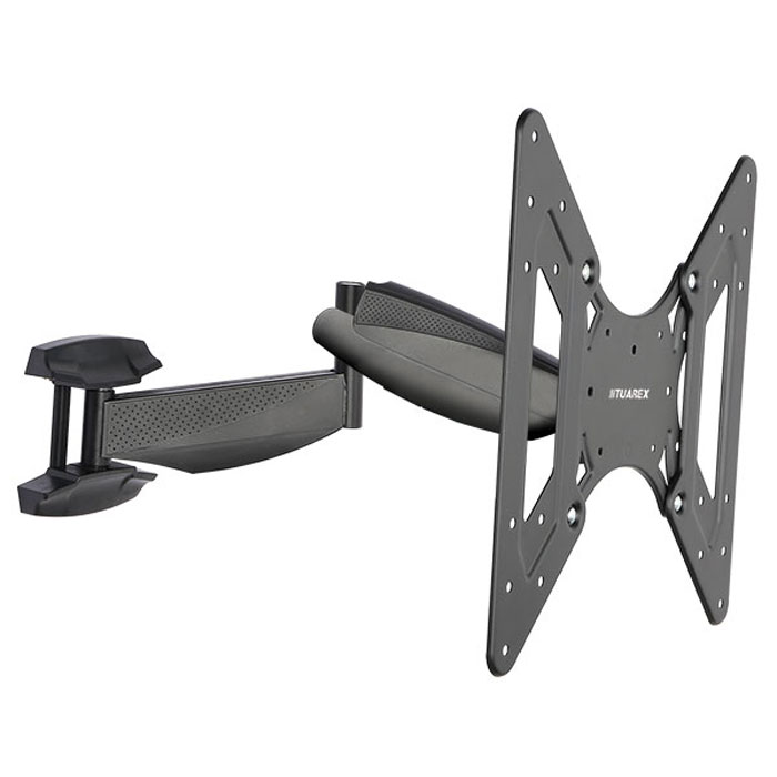 Tuarex Olimp-8010, Black кронштейн для ТВ258684 Tuarex Olimp-8010, Black кронштейн для ТВ258684Tuarex Olimp-8010 - стильный кронштейн для современных LED и LCD телевизоров с диагональю экрана от 26 до 55 дюймов (66-140 см). Данное крепление устанавливается практически на любую поверхность, за счет уникальной формы настенной пластины, с увеличенными размерами. Для легкой установки кронштейна на стену, предусмотрены встроенный водяной уровень и съемная монтажная пластина. Все соединительные провода, укладываются в специальные кабель-каналы.