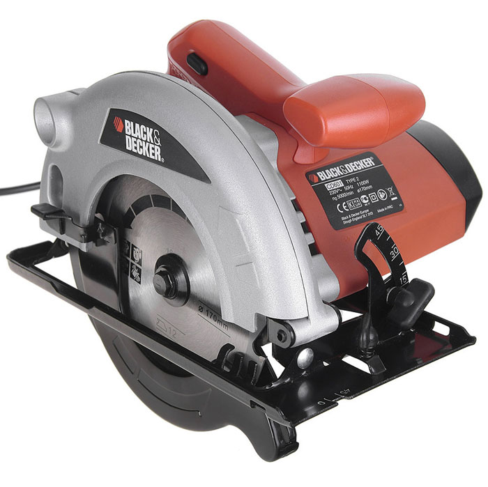 Пила дисковая Black&Decker CD 601A144230 Пила дисковая Black&Decker CD 601A144230Удобная и производительная дисковая пила Black&Decker CD 601A Лёгкая и точная установка глубины реза Механизм регулировки угла наклона подошвы, для точных косых резов под углом 45° Точная регулировка глубины реза Низкий уровень вибрации Блокировка включения предотвращает непреднамеренный пуск Устройство пылеудаления с адаптером для подсоединения к пылесосу для поддержания чистоты рабочего места
