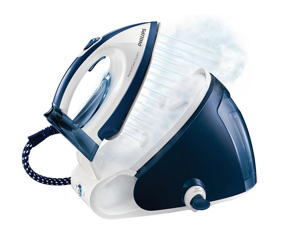 Парогенератор Philips PerfectCare Expert GC9222/02GC9222/02 Парогенератор Philips PerfectCare Expert GC9222/02GC9222/02От производителя Разглаживайте одежду из любой ткани - от шелка до льна, хлопка, кашемира - в любой последовательности и без необходимости регулировки температуры. Philips GC9222/02 PerfectCare обеспечивает невероятно быстрые результаты без риска прожечь ткань или оставить блестящий след. Теперь глажение совсем не составляет труда. OptimalTemp - идеальное сочетание пара и температуры: Технология OptimalTemp парогенератора PerfectCare позволяет использовать одну оптимальную температурную настройку для всех типов тканей благодаря: 1) циклонической камере, 2) специальному процессору Smart Control. 100% удобство в использовании, регулировка не требуется: Теперь можно поочередно гладить вещи из любых тканей (глажение которых допускается) без необходимости ждать или регулировать температурный диск. 100% бережный уход для всех тканей (допускающих глажение): Гарантированный 100 % бережный уход для всех деликатных тканей (шелк, кашемир, шерсть, полиэстер)....