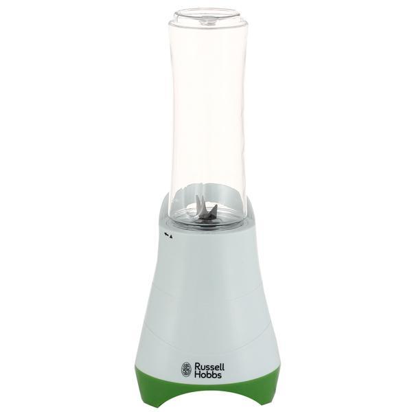 Russell Hobbs 21350-56 Kitchen Collection Mix & Go блендер21350-56 Kitchen Collection Mix & Go Russell Hobbs 21350-56 Kitchen Collection Mix & Go блендер21350-56 Kitchen Collection Mix & GoОпаздываете на работу? Спешите на фитнес? Если у вас нет ни минуты свободного времени с утра на полноценный завтрак, блендер Mix and Go от Russell Hobbs - идеальный прибор для вас. Это компактный блендер и портативные емкости - бутылочки в одном устройстве. Любите вы ягоды, сок или предпочитаете вкусные бананы и сливочные йогруты - теперь вы можете смешать вкусные и питательные коктейли или смузи в емкостях-бутылочках 600 мл и просто взять их с собой. Никакого беспорядка и пролитых жидкостей, так как вы смешиваете все в одной, удобной для мытья емкости-бутылочке, которую можно взять с собой. Более того, приготовить домашние смузи, это быстрее, дешевле и вкуснее, чем то, что вы можете купить в магазине. Все, что вам нужно: смешать, идти и наслаждаться.