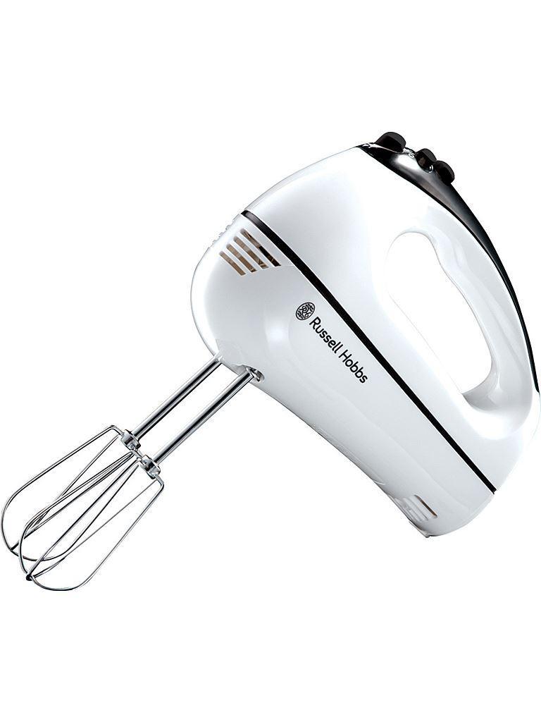 Russell Hobbs 18965-56 Aura 3 в 1 миксер18965-56 Aura 3 в 1 миксер Russell Hobbs 18965-56 Aura 3 в 1 миксер18965-56 Aura 3 в 1 миксерДумаете приготовить вкусный пирог, но подготовка ингредиентов вам не по душе? С миксером Aura оправдания не принимаются. Он с легкостью смешает, взобьет и подготовит любые ингредиенты для вашей любимой выпечки. Ручной миксер Aura имеет 5 скоростных режимов и режим турбо. Все необходимые аксессуары (крюки для теста, венчики), выполенные из прочного хрома, подойдет для решения практически любой кулинарной задачи. Ручной миксер Aura с легкостью размещается на собственном основании, а белый корпус с черными акцентами сделает его подходящим под любой кухонный интерьер. Кроме того, в комплекте есть специальный чехол для хранения насадок.