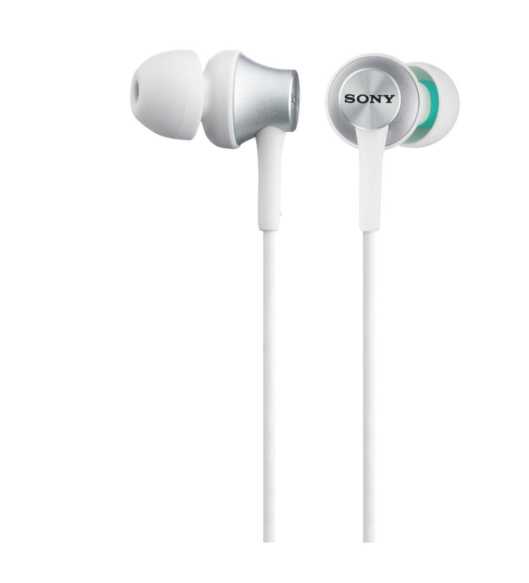 Sony MDR-EX450, White наушникиMDR-EX450 White Sony MDR-EX450, White наушникиMDR-EX450 WhiteSony MDR-EX450H - легкие наушники-вкладыши с 12-мм мембранами, которые позволяют слушать музыку с чистым, четким звуком. 12-мм динамик обеспечивает кристальную чистоту звука. Чувствительность звучания 103 дБ/мВт и широкий диапазон частот 5-25000 Гц позволяют точно воспроизводить высокие и низкие частоты независимо от громкости. Шнур длиной 1,2 м позволяет слушать музыку без путающихся проводов. Плотно сидящие наушники отражают звуковые волны, создавая резонирующий звук. Компактный дизайн придает наушникам скромный и элегантный внешний вид. Для максимального комфорта в комплекте с наушниками идут мягкие силиконовые вкладыши четырех размеров (SS, S, M и L). Провод имеет регулируемую длину, позволяя настроить его так, как вам удобно.
