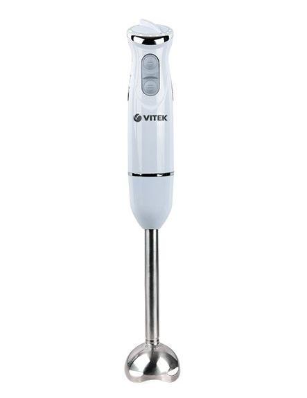 Vitek VT-3407(W) блендер407W Vitek VT-3407(W) блендер407WБлендерный набор VT-3407 – это не просто незаменимый помощник в приготовлении вкусных и полезных блюд. Компактный и стильный набор благодаря своему элегантному дизайну и декорированному корпусу хромированными деталями превратится в настоящее украшение вашей кухни! На выбор вы можете приобрести набор в белом или черном цвете в зависимости от интерьера вашей кухни. Благодаря мощности 700 Вт и острым лезвиям из нержавеющей стали вы буквально в считанные минуты обработаете продукты. Так, насадка-блендер позволит смешать ингредиенты для приготовления теста или соусов, насадка-венчик – взбить или смешать жидкие продукты, а измельчитель – быстро обработать овощи, фрукты, зелень или мясо. В стакане для смешивания 500 мл с крышкой в комплекте вы легко приготовите вкуснейшие коктейли. Благодаря турбо-режиму обработка продуктов происходит на максимальной скорости. А в зависимости от желаемого результата вы можете плавно регулировать скорость. Важно, что работа с набором максимально легка и...