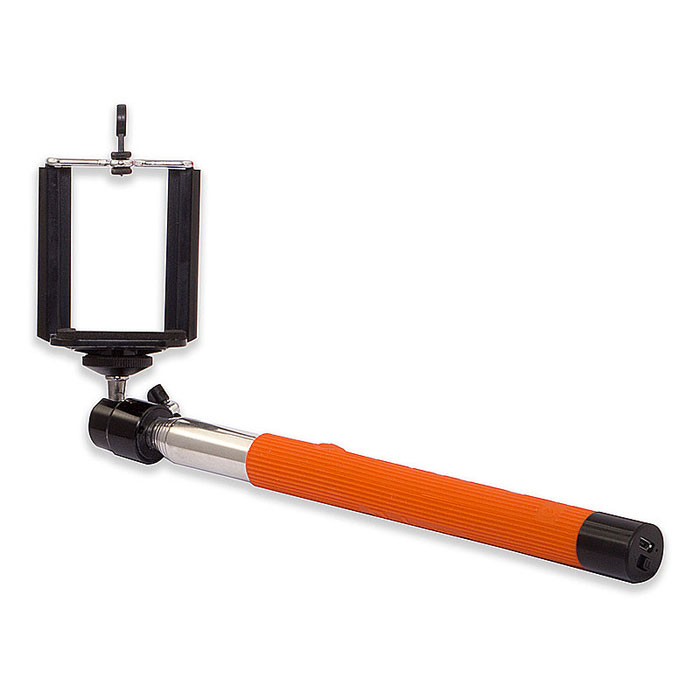 Rekam SelfiPod S-550R, Orange беспроводной монопод для селфиS-550R Rekam SelfiPod S-550R, Orange беспроводной монопод для селфиS-550RRekam SelfiPod S-550 - простое, и невероятно удобное устройство для создания фотографий в жанре селфи. Конструктивно новый гаджет представляет собой телескопическую «ручку-указку», но с более прочной конструкцией, способной выдержать как смартфон, так и фотокамеру весом до 500 грамм. При помощи селфипода вы сможете не только запечатлеть себя в разнообразных ситуациях, но и создать по-настоящему оригинальные кадры. SelfiPod S-550 от Rekam подходит для смартфонов, работающих на базе Android и iOS. Длинна селфипода в сложенном составляет всего 23,5 см. 7 стальных секций позволяют удлинить селфипод на 100,5 см. Прочная конструкция надежно фиксирует камеру и дает возможность использовать SelfiPod S-550 в экстремальных условиях съемки. Rekam SelfiPod S-550 оборудован универсальной 3D «головой» со стандартным винтовым креплением для фото- и видео камер. 3D-вращение обеспечивает полную свободу в выборе удобного угла и направления съемки. ...