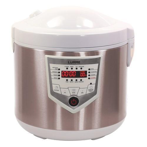 Lumme LU-1446 Chef Pro, White Champagne мультиваркаLU-1446 White-Champagne Lumme LU-1446 Chef Pro, White Champagne мультиваркаLU-1446 White-Champagne46 программ приготовления (16 автоматических программ и 30 ручных настроек) позволяют приготовить множество новых блюд! Помимо стандартного для большинства мультиварок набора блюд теперь вы можете готовить йогурты, жаркое, студень, заливное, буженину, томить мясо как в русской печи, варить варенье или морс. Для каждой из 16 автоматических программ подобраны оптимальные значения времени и температуры приготовления, загружаемые по умолчанию при запуске программы.