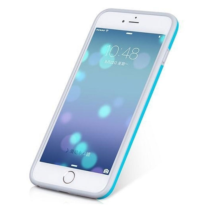 Hoco Coupe Series Double Color чехол-бампер для iPhone 6 Plus, Light BlueR0007622 Hoco Coupe Series Double Color чехол-бампер для iPhone 6 Plus, Light BlueR0007622Чехол-бампер Hoco Coupe Series Double Color для iPhone 6 Plus гарантирует надежную защиту корпуса вашего смартфона от внешнего воздействия. Чехол изготовлен из качественного термопластика (TPU) и поликарбоната (PC) и имеет необходимые отверстия для разъемов и кнопок.