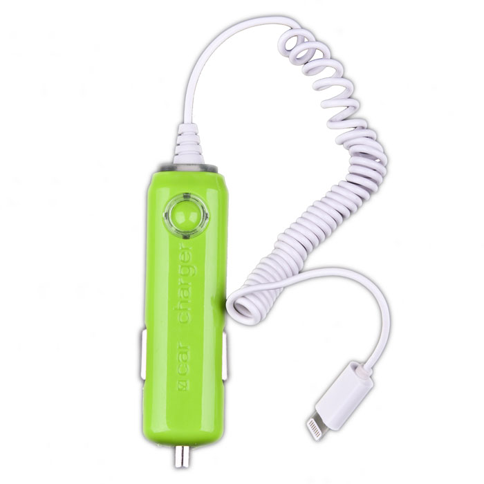 Liberty Project In Car Charger Apple 8 pin, Green автомобильное ЗУSM001616 Liberty Project In Car Charger Apple 8 pin, Green автомобильное ЗУSM001616С помощью Liberty Project In Car Charger Apple 8 pin вы сможете подзаряжать аккумулятор плеера iPod, телефона iPhone и планшета iPad с разъемами Lightning от бортовой электросети автомобиля.