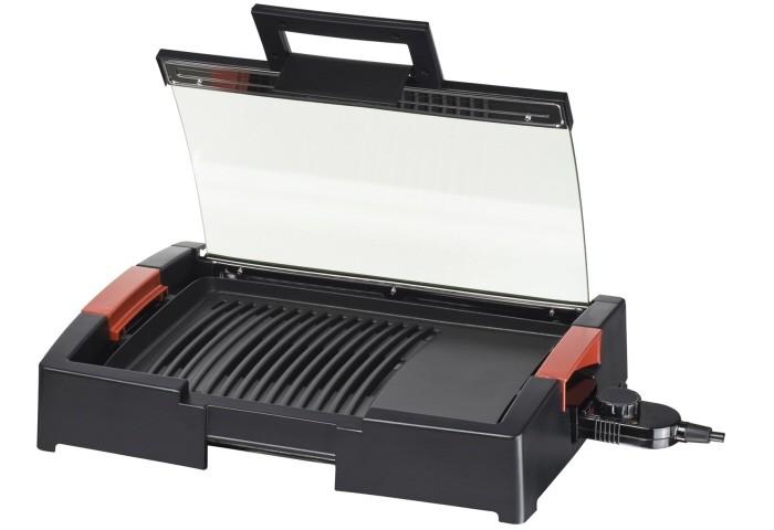 Steba VG 120 электрогрильVG 120 Steba VG 120 электрогрильVG 120Компактный настольный гриль-барбекю VG 120 от немецкого производителя Steba - электрогриль с небольшой рабочей поверхностью пригодится для запекания мяса, рыбы и овощей на даче или загородном участке. Специальная крышка придает продуктам во время жарки нежность, сохраняются их все полезные свойства, форма и вкус, они не пересыхают, образуется аппетитная корочка. Мощные нагревательные элементы позволяют в считанные минуты приготовить изысканные блюда для вас и вашей семьи. Литая пластина гриля с рифленой поверхностью незаменима при запекании мяса или рыбы и ровной поверхностью - морепродуктов или овощей. Вы сможете готовить не только вкусно, но и полезно с функцией снижения количества жира - предусмотрен специальный поддон для стекания жировых излишек. Плавная регулировка температуры встроенным бесступенчатым термостатом для точной настройки нужного режима запекания. Порадует хозяек и несложная очистка благодаря съемной конструкции гриля и поддона
