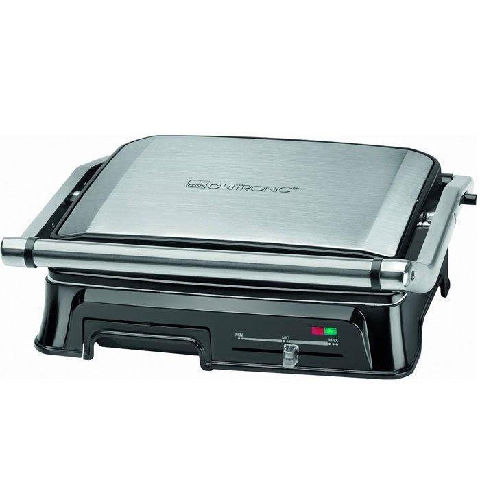 Clatronic KG 3571 Keramik электрогрильKG 3571 Keramik 2000W Clatronic KG 3571 Keramik электрогрильKG 3571 Keramik 2000WГриль Clatronic KG 3571 Keramik - один из лучших образцов гриля для дома. Все, что вы приготовите на нем, будет иметь золотистый цвет, хрустящую корочку, аппетитные полоски от ребристых жарочных пластин и характерный запах, которого не добьешься обычным приготовлением на сковородке. Но кроме мяса на нем можно жарить рыбу, запекать овощи, делать омлеты и горячие бутерброды. Плавная регулировка термостата со световыми индикаторами готовности к работе. Большая теплоизоляционная ручка, место для намотки кабеля.