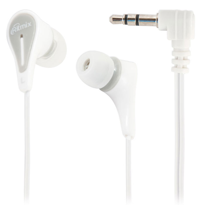 Ritmix RH-012, White наушникиWhite Ritmix RH-012, White наушникиWhiteRitmix RH-012 – это портативные наушники-вкладыши с качественным сбалансированным звуком. Кабель стандартной длины штекером Г-образной формы.