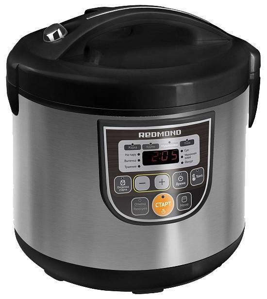 Redmond RMC-M22, Black мультиваркаRMC-M22 Black Redmond RMC-M22, Black мультиваркаRMC-M22 BlackЕсли вы желаете, чтобы готовка всегда приносила вам удовольствие и при этом не занимала много времени, приобретите мультиварку Redmond RMC-M22, которая сделает все за вас. От хозяйки же только требуется заложить необходимые ингредиенты в пятилитровую чашу. Вам не только не придется находиться около нее в процессе готовки, но и вы сможете заготовить все заранее, а она, благодаря функции отложенного старта, начнет работу в указанное время.