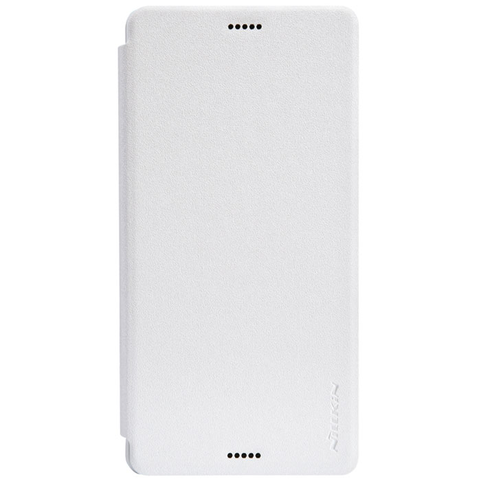 Nillkin Sparkle Leather Case чехол для Sony Xperia Z3, White2000000020532 Nillkin Sparkle Leather Case чехол для Sony Xperia Z3, White2000000020532Чехол Nillkin Sparkle Leather Case для Sony Xperia Z3 изготовлен из высококачественной искусственной кожи с перламутровым покрытием. Основа чехла состоит из поликарбоната. Благодаря чувствительному материалу, из которого выполнено функциональное окно, отсутствует необходимость открывать чехол для того, чтобы ответить на вызов, проверить время, воспользоваться камерой или любой другой функцией. Очень удобно и практично. Ультратонкий Водостойкий Противоскользящий Функциональность: умный сон, автопробуждение