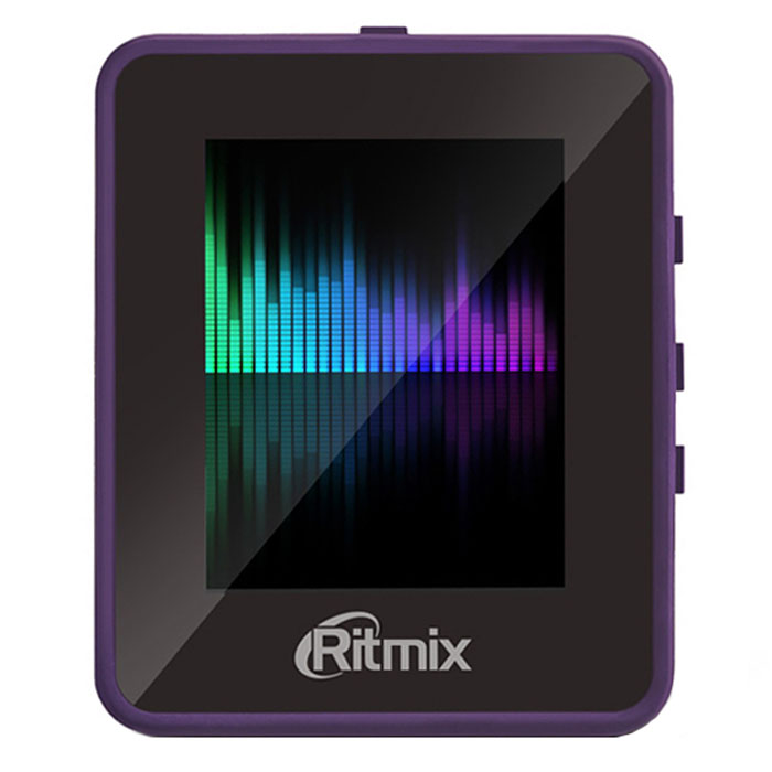 Ritmix RF-4150 4Gb, Violet MP3-плеер15117451 Ritmix RF-4150 4Gb, Violet MP3-плеер15117451Ritmix RF-4150 - это компактный MP3-плеер с сенсорным экраном. Проигрыватель прост и удобен в использовании, однако обладает всеми необходимыми функциями. Модель не только воспроизводит аудио, но и поддерживает такие форматы, как AMV, JPEG, BMP и TXT. Также плеер имеет встроенный FM-приемник и диктофон.