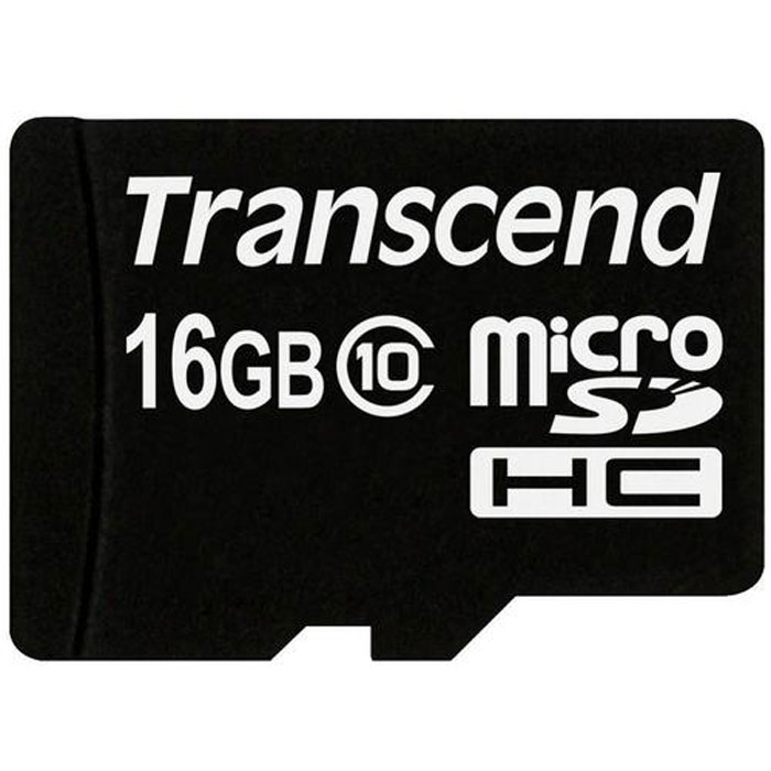 Transcend microSDHC Class 10 16GB карта памяти (TS16GUSDC10)TS16GUSDC10 Transcend microSDHC Class 10 16GB карта памяти (TS16GUSDC10)TS16GUSDC10Карта памяти Transcend microSDHC Class 10 обладает отличными рабочими характеристиками при размере всего лишь 1/10 от размера SD карты. Продукт отличает необычайная скорость класса 10, представленная Ассоциацией SD карт в качестве новых характеристик SD 3.0, скорость записи 10 MБ/сек. гарантирована. Карта памяти microSDHC класса 10 с высокими скоростными характеристиками, большим размером памяти до 32 ГБ при минимальном размере особенно рекомендована для использования в современных мобильных устройствах. Все microSDHC карты прошли строгие тестирования на совместимость и надежность, и имеют ограниченную гарантию от компании Transcend. Каждая карта снабжена встроенным ECC (корректирующим кодом), который отвечает за автоматические обнаружение и устранение ошибок в процессе передачи данных. Внимание: перед оформлением заказа убедитесь в поддержке вашим электронным устройством карт памяти данного объема.