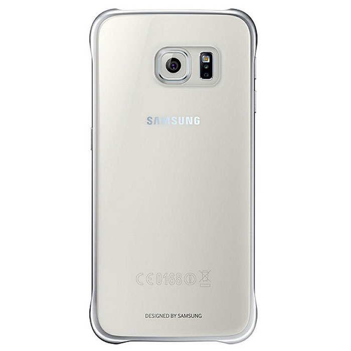 Samsung EF-QG920B Clear Cover   Galaxy S6, Silver - SamsungEF-QG920BSEGRU Samsung EF-QG920B Clear Cover  Samsung Galaxy S6    , ,     .       .