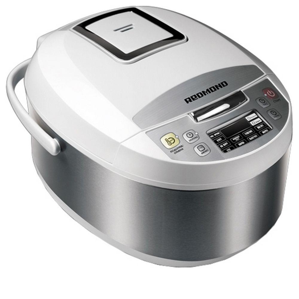 Redmond RMC-FM4520, White мультиваркаRMC-FM4520 White Redmond RMC-FM4520, White мультиваркаRMC-FM4520 WhiteМультиварка Redmond RMC-FM4520 - новая стильная и доступная модель с инновационной технологией Мастерфлай - подъёмным нагревательным элементом (ТЭНом), позволяющим жарить на сковороде и уникальной функцией Мастершеф Лайт, благодаря которой можно изменять температуру и время приготовления прямо в процессе работы программы. Мультиварка Redmond RMC-FM4520 имеет программу Мультиповар, в которой можно самостоятельно установить время и температуру приготовления блюда по собственному рецепту. В модели успешно реализованы 40 программ приготовления и такие важные опции, как поддержание температуры готовых блюд, разогрев, отложенный старт и предварительное отключение автоподогрева. Redmond RMC-FM4520 с запатентованной технологией подъёма ТЭНа (нагревательного элемента) позволяет жарить аппетитные блинчики, готовить ароматные заправки для супов, сочные стейки идеальной прожарки, лёгкие оладьи, яичницу и многое другое. Вы оцените чрезвычайное удобство жарки на сковороде! Зачем...