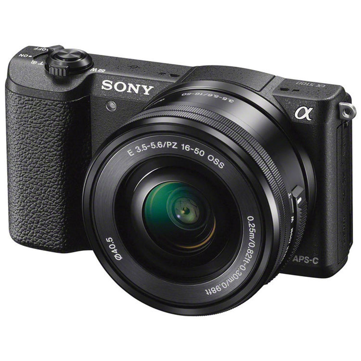 Sony Alpha A5100 Kit 16-50mm E PZ, Black цифровая фотокамераILCE5100LB.CEC Sony Alpha A5100 Kit 16-50mm E PZ, Black цифровая фотокамераILCE5100LB.CECSony Alpha A5100 - цифровая фотокамера со сменной оптикой для профессиональных результатов. Быстрый гибридный автофокус обеспечивает невероятную четкость и контрастность изображений и видео — вы не упустите ни одного кадра. Технология 4D FOCUS обеспечивает непревзойденную работу системы автофокуса в четырех измерениях: широкая зона охвата (2 измерения по горизонтали и вертикали), скорость работы автофокуса (3-е измерение, глубина) и следящий автофокус с упреждением (4-е измерение, время). Эта компактная камера с несколькими режимами автофокуса позволяет всегда получать потрясающие снимки. Следите за движущимися объектами, настраивайте размер кадра и получайте невероятно точную фокусировку. Совершенная матрица Exmor APS-C CMOS и усовершенствованный процессор изображений BIONZ X Размещение интегральных линз без зазоров оптимизирует светосилу и минимальный уровень шума. Улучшенный процессор использует алгоритм понижения шума для фотографий при...