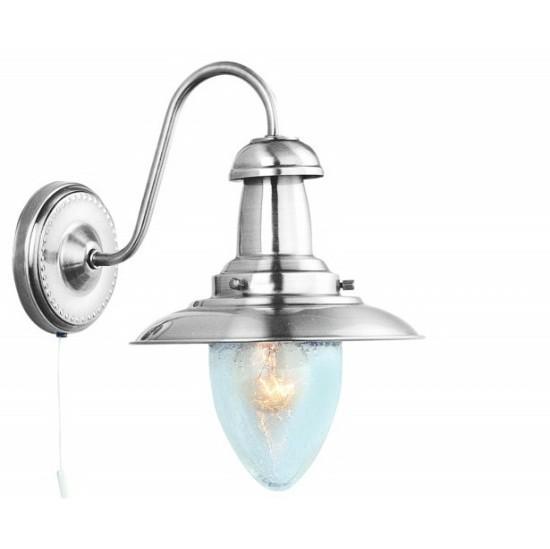 Уличный светильник ARTELamp Fisherman A5518AP 1SSA5518AP-1SS Уличный светильник ARTELamp Fisherman A5518AP 1SSA5518AP-1SSБра Arte Lamp A5518AP-1AB Fisherman идеально подойдет для интерьеров в стиле модерн. Основные элементы светильника Arte Lamp A5518AP-1AB Fisherman изготовлены из следующих материалов: стекло, металл.