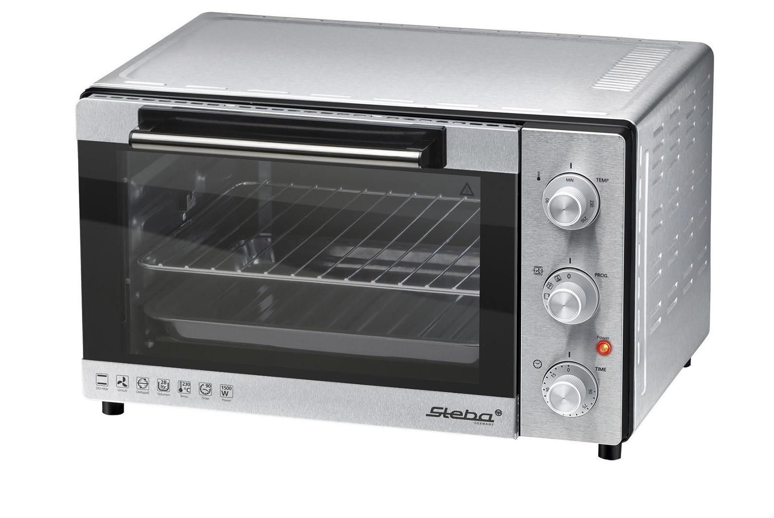 Steba KB 28 минипечьKB 28 Steba KB 28 минипечьKB 28Электродуховка Steba KB 28 является мощной моделью. Она станет незаменимой помощницей при приготовлении выпечки и мяса. Кроме этого, вы сможете разогреть любое блюдо до необходимой температуры. Эта духовка отличается повышенной вместимостью, потому как имеет большую камеру. Такая особенность поможет вам приготовить большее количество пищи, по сравнению с другими моделями Для того, чтобы пропечь ваши пирожки или курицу, в ней установлено 2 нагревательных элемента, а антипригарное покрытие камеры способствует тому, что вы не будете тратить много времени на ее чистку. Так же она имеет несколько предустановленных программ, которые максимально быстро, а главное качественно, приготовят ваши продукты. Дизайн прекрасно подойдет для любого интерьера кухни.