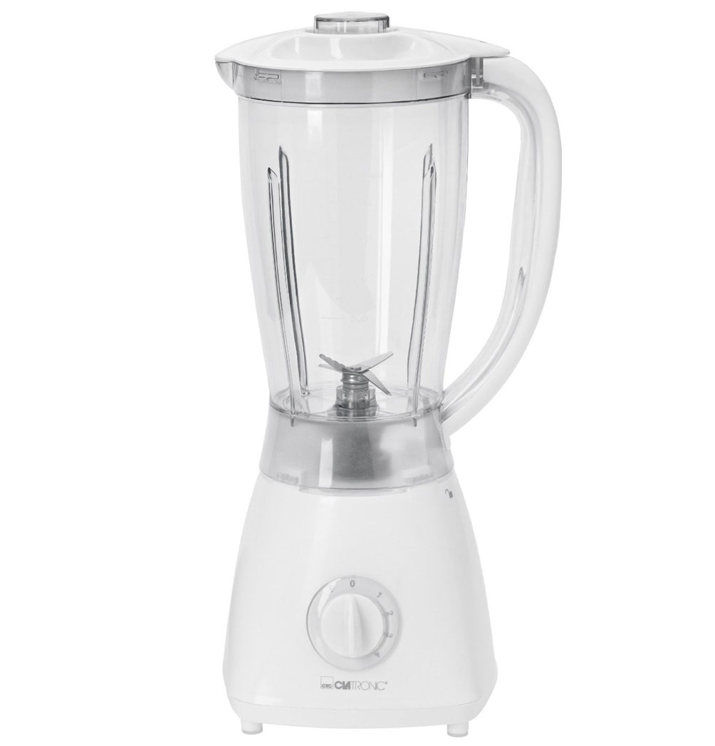 Clatronic UM 3470, White блендерUM 3470 White Clatronic UM 3470, White блендерUM 3470 WhiteСтационарный блендер Clatronic UM 3470 для взбивания, измельчения, смешивания, пюрирования. С его помощью вы быстро без особых усилий сможете приготовить различные коктейли, домашние супы, свежевыжатые соки, детское питание и многое другое. Острые ножи и мощность в 550 Вт позволяет измельчать даже очень твердые продукты, в том числе колоть лед за минимальный промежуток времени. Применим как для домашних условий , так и для ресторанов, кафе, баров.
