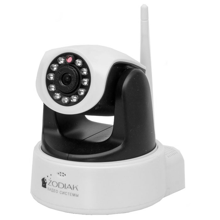 Zodiak 902 внутренняя IP-камераP2P IP-камера 902,T004504 Zodiak 902 внутренняя IP-камераP2P IP-камера 902,T004504IP-камера Zodiak 902 выполнена в классическом для камер Zodiak корпусе с поворотным устройством и является удобным решением для онлайн видеонаблюдения через интернет за квартирой, домом, офисом и т.д. Zodiak 902 поддерживает протокол передачи видео RTSP (стандарт ONVIF), а также работает с IP-видеорегистраторами. Благодаря функции P2P камера не требует статического адреса и специальной настройки для удаленного просмотра, вам нужно лишь подключить ее к сети Интернет и установить на компьютер или мобильное устройство специальное приложение Zodiakvideo для Android и iOS. Встроенная подсветка (11 светодиодов) позволяет снимать камере даже в темноте (8-12 метров - дальность ночного видения). Благодаря встроенному поворотному устройству Вы можете посредством одной камеры контролировать все необходимые для Вас зоны. Запись видео возможна как на локальный компьютер, так и на карту памяти. Благодаря встроенному динамику и микрофону камера позволяет общаться...