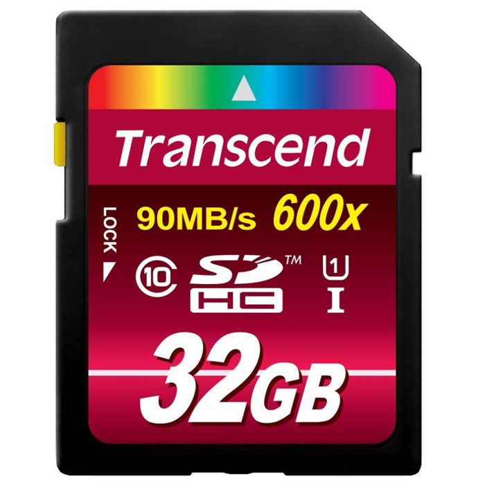 Transcend SDHC Class 10 UHS-I 600х 32GB карта памяти (TS32GSDHC10U1)TS32GSDHC10U1 Transcend SDHC Class 10 UHS-I 600х 32GB карта памяти (TS32GSDHC10U1)TS32GSDHC10U1Карта памяти Transcend SDHC Class 10 UHS-I поддерживает как впечатляющую спецификацию Class 10, так и USH-I, которая обеспечивает значительный прирост быстродействия. Всё это позволит полностью раскрыть потенциал вашей цифровой камеры. При работе вместе с UHS-I совместимыми устройствами карта памяти передаёт данные с молниеносной скоростью, что идеально подходит для высокоскоростной последовательной съёмки и плавной записи Full HD видео. Встроенная технология ECC используется для обнаружения и исправления ошибок при передаче данных, а эксклюзивная программа RecoveRx специально предназначена для восстановления удаленных и утраченных данных с портативных носителей.