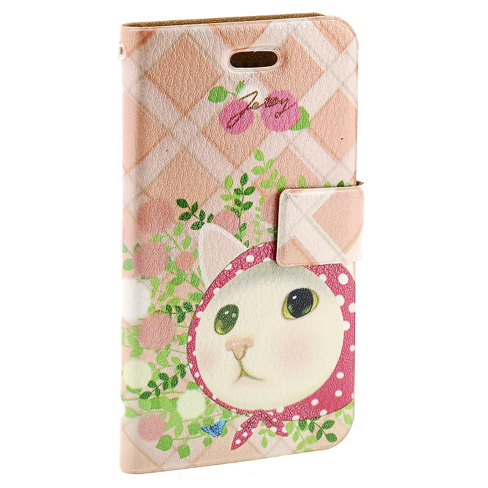 Чехол для iPhone Perfecto Pink Hood. CPH-CT-26CPH-CT-26 Чехол для iPhone Perfecto Pink Hood. CPH-CT-26CPH-CT-26Модный и яркий чехол Pink Hood выполнен из натуральной кожи и оформлен красочным изображением белой кошечки. Чехол открывается в виде книжки и закрывается на магнитный хлястик. Он защитит ваш любимый iPhone от пыли, грязи и царапин, а также станет отличным дополнением к вашему имиджу. Такой чехол станет прекрасным подарком для любительницы оригинальных и практичных вещиц.