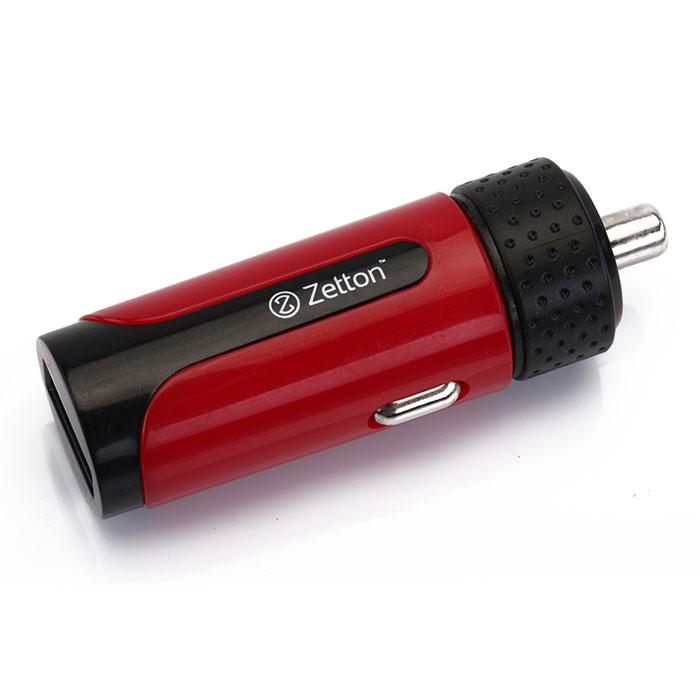 Zetton Life Style 2А автомобильное зарядное устройство, Black Red (ZTLSCC2A)ZTLSCC2A1UBR Zetton Life Style 2А автомобильное зарядное устройство, Black Red (ZTLSCC2A)ZTLSCC2A1UBRАвтомобильное зарядное устройство Zetton Life Style (ZTLSCC2A) совместимо с любым современным мобильным устройством (телефоном, смартфоном, планшетным ПК). Работает в автомобильных бортовых сетях (12-24 В).