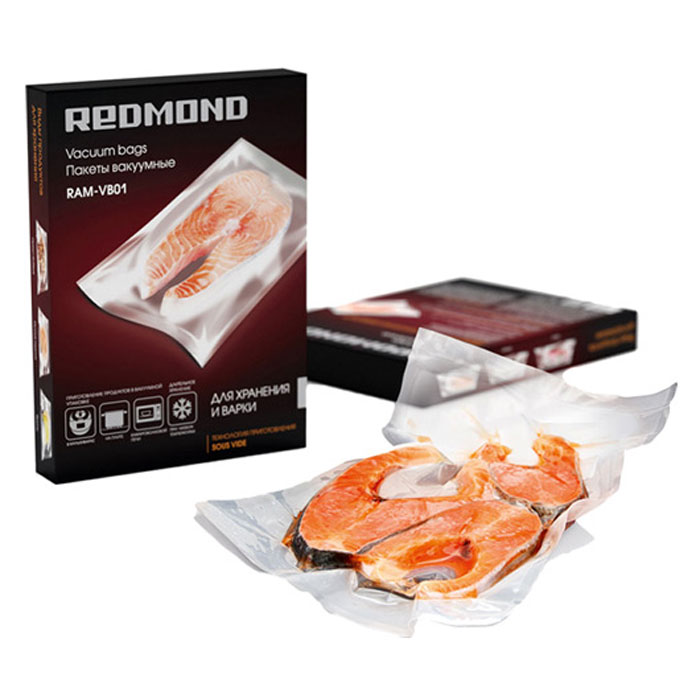 Redmond RAM-VB01 пакеты вакуумныеRAM-VB01 Redmond RAM-VB01 пакеты вакуумныеRAM-VB01Вакуумные пакеты Redmond RAM-VB01 многофункциональны. Они применяются для долгосрочного хранения продуктов, для их надежной транспортировки, а также для приготовления пищи при низкой температуре и при мариновании. Приготовление в вакууме по технологии позволяет максимально сохранить полезные свойства пищи.
