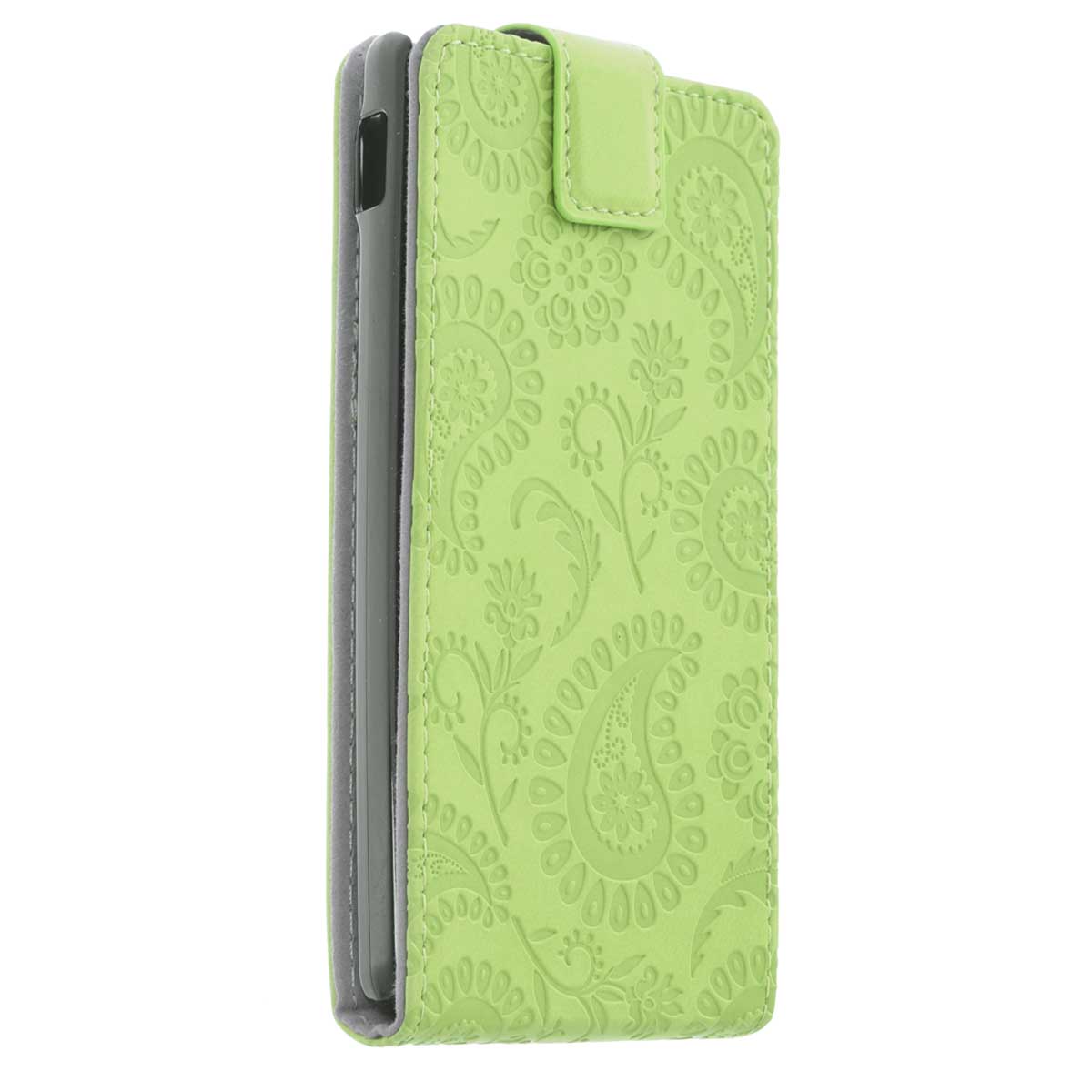 Gissar Paisley чехол для Sony Xperia L, Green31640 Gissar Paisley чехол для Sony Xperia L, Green31640Чехол Gissar Paisley для Sony Xperia L предназначен для защиты корпуса смартфона от механических повреждений и царапин в процессе эксплуатации. Имеет свободный доступ ко всем разъемам и кнопкам устройства.
