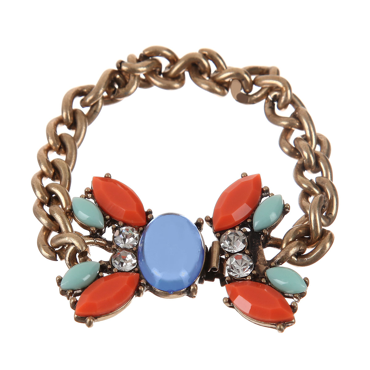 Браслет Milana Style, цвет: золотой. 00181sl00181sl Браслет Milana Style, цвет: золотой. 00181sl00181slБраслет Milana Style состоит из экокожи и декоративного элемента из бижутерного сплава. Декоративный элемент покрыт стразами и имеет в центре вставку из искусственного камня. Материал из экокожи отделан специальным теснением. Браслет закрывается на металлические кнопки. Красивое и необычное украшение блестяще подчеркнет ваш изысканный вкус и поможет внести разнообразие в привычный образ.