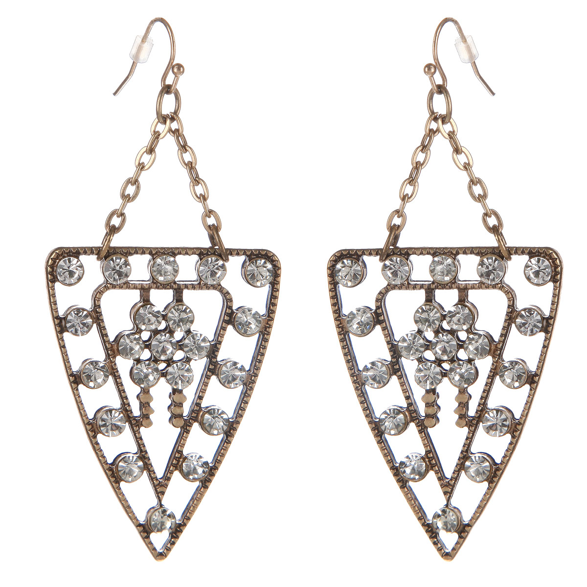 Серьги Milana Style, цвет: золотой, белый. 00449ed00449ed Серьги Milana Style, цвет: золотой, белый. 00449ed00449edОчаровательные сережки Milana Style не оставят равнодушной ни одну любительницу модных аксессуаров. Они изготовлены из высококачественного бижутерного сплава и инкрустированы сверкающими белыми стразами. Изделие застегивается с помощью пластиковых заглушек. Благодаря изящному дизайну и лаконичному сочетанию цветов, серьги идеально подойдут как для повседневного образа, так и для вечернего наряда. Отличительные особенности бижутерии Taya- гармоничное сочетание исключительного качества, доступной цены и прекрасно узнаваемого авторского дизайна. Тщательно продуманная дизайнерами форма украшения сделает ваш образ ярче и индивидуальнее. Серьги, колье и кольца бренда Taya и Taya LX украсят любое вечернее платье, дополнят деловой образ и создадут настроение на вечеринке.