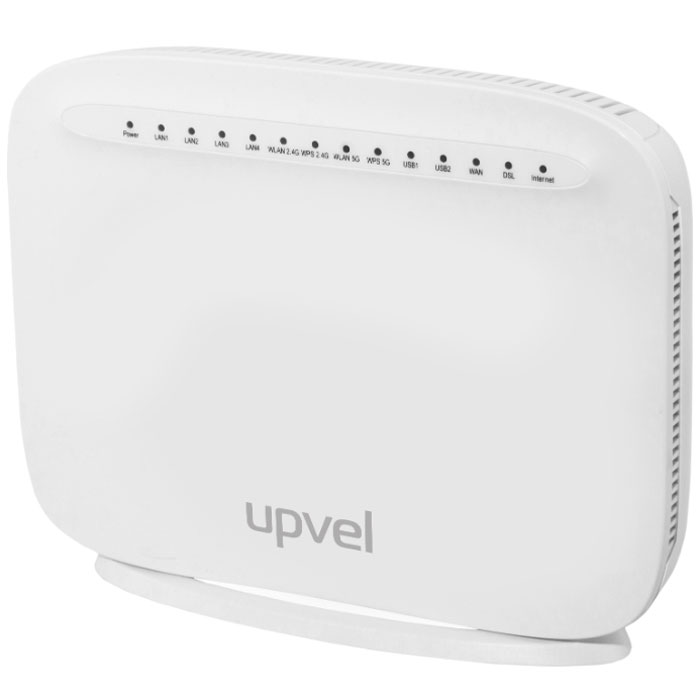 UPVEL UR-835VCU маршрутизаторUR-835VCU UPVEL UR-835VCU маршрутизаторUR-835VCUМаршрутизатор UPVEL UR-835VCU является устройством «все в одном» и включает в себя маршрутизатор, двухдиапазонную AC1600 Wi-Fi точку доступа (802.11ac 1300 Мбит/с + 802.11n 300 Мбит/с), xDSL модем, межсетевой экран, четырехпортовый коммутатор Gigabit Ethernet и два порта USB 2.0 для подключения 3G/4G/LTE модемов, накопителей, принтеров. Вы можете объединить в домашнюю сеть ваш компьютер, ноутбук, смартфон, игровую приставку и другие устройства и обеспечить всем вашим устройствам доступ в Интернет. Роутер поддерживает все современные технологии подключения к сети Интернет: VDSL2, ADSL2+, Ethernet, 3G/LTE. С помощью UR-835VCU можно организовать общий доступ к внешним накопителям, сетевому хранилищу (NAS) и принтеру, а также подключить IP-TV приставку для просмотра цифрового телевидения. Скорость передачи данных при подключении к Интернету по технологии ADSL2/ADSL2+ Annex M составляет до 24 Мбит/с к пользователю и до 3.5 Мбит/с от пользователя, при...