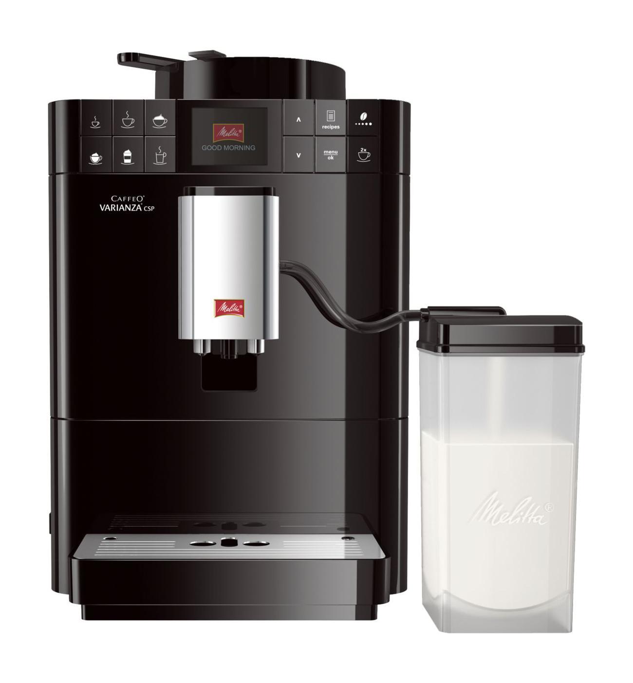 Melitta Caffeo F 570-102 Varianza CSP, Black кофемашина6708795 Melitta Caffeo F 570-102 Varianza CSP, Black кофемашина6708795MISSION eco & care Мы разработали лэйбл, который помогает потребителям в выборе продукции, гарантирующей ощутимое наслаждение. В основе данного лэйбла лежит разработанная нами система ценностей My Bean Select My Bean Select от Melitta позволяет Вам свободно выбирать тип зерна из всего многообразия, доступного с каждой новой чашкой кофе. Наряду со стандартным контейнером для зерен, эта инновация даст Вам возможность попробовать различные типы зерен для каждой новой чашки. Это действительно просто с практичной мерной ложечкой, входящей в комплект Система Best Aroma System PLUS ечать Aromasafe на контейнере для зерен означает, что вкус и аромат кофейных зерен надежно сохранены. Функция Bean to Cup обеспечивает помол и варку только того количества зерен, которое Вам необходимо. Кофемолка работает до полного опустошения, тем самым предотвращая смешивание различных сортов зерен. Уникальные процессы предварительного...
