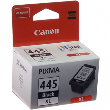 Canon PG-445 BK XL картридж для струйных принтеров8282B001 Canon PG-445 BK XL картридж для струйных принтеров8282B001Оригинальный черный картридж Canon PG-445XL — обеспечивает превосходное качество печати документов. Сочетает в себе высокое качество, компактность и простоту установки.