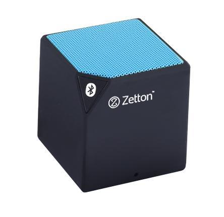 Zetton Cube, Black Blue портативная Bluetooth-колонка (ZTLSBSCUB)ZTLSBSCUBBB Zetton Cube, Black Blue портативная Bluetooth-колонка (ZTLSBSCUB)ZTLSBSCUBBBБеспроводная колонка предназначена для воспроизведения музыки с любого аудиоустройства через Bluetooth соединение.