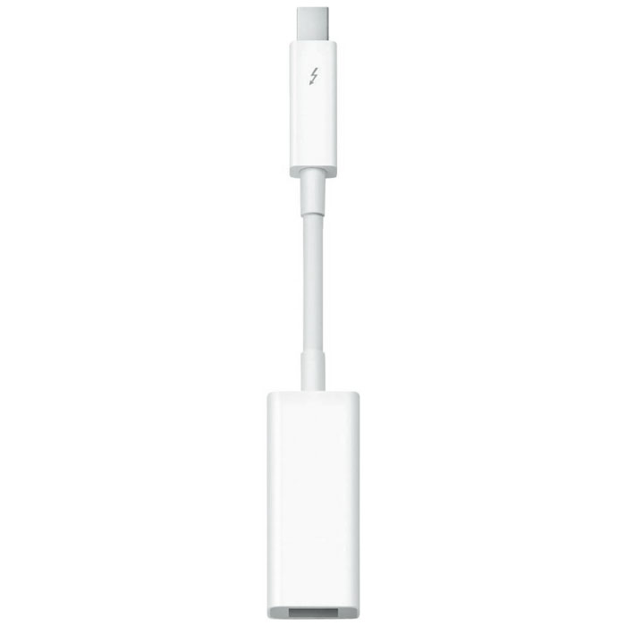 Apple Thunderbolt-FireWire адаптер (MD464ZM/A)MD464ZM/A Apple Thunderbolt-FireWire адаптер (MD464ZM/A)MD464ZM/AАдаптер Apple Thunderbolt — FireWire позволяет легко подключать устройства с интерфейсом FireWire к компьютеру Mac с портом Thunderbolt. Этот небольшой компактный адаптер подключается к порту Thunderbolt на вашем Mac, предоставляя вам порт FireWire 800. Через него подаётся питание мощностью до 7 Вт на периферийные устройства, подзаряжаемые через шину, например жёсткие диски и аудиоустройства. Совместимость: компьютеры Mac с портом Thunderbolt ОС: Mac OS X версии 10.7.4 или новее