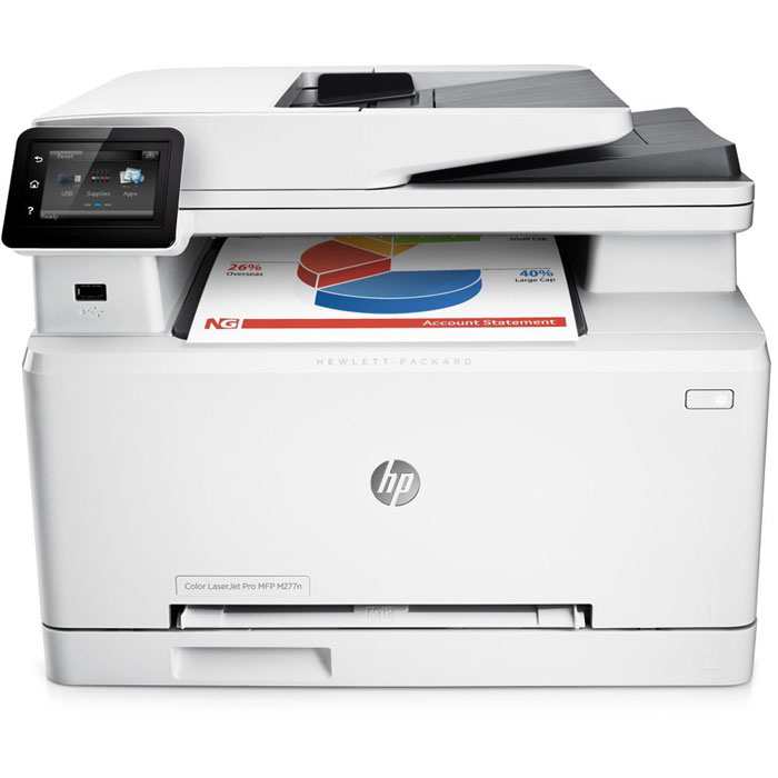 HP LaserJet Pro M277n лазерное МФУ (B3Q10A)B3Q10A HP LaserJet Pro M277n лазерное МФУ (B3Q10A)B3Q10AМощные возможности в компактном корпусе. МФУ HP LaserJet Pro M277n с оригинальными лазерными картриджами HP, поддерживающими технологию JetIntelligence, представляет собой идеальное решение со всеми необходимыми функциями для эффективной работы. Повысьте эффективность работы: Печатайте высококачественные цветные документы, способные ускорить развитие вашего бизнеса, прямо в офисе. Сенсорный экран диагональю 7,6 см позволяет быстро находить необходимые приложения и выполнять сканирование непосредственно на электронную почту, в сетевые папки и в облако. Отправляйте на печать документы Microsoft Word и PowerPoint прямо с USB-накопителя. Оцените удобство и безопасность мобильной печати: Для отправки заданий печати с большинства смартфонов и планшетов не потребуются специальные приложения. Откройте для своих сотрудников преимущества прямой беспроводной печати с мобильных устройств без подключения к корпоративной сети. ...