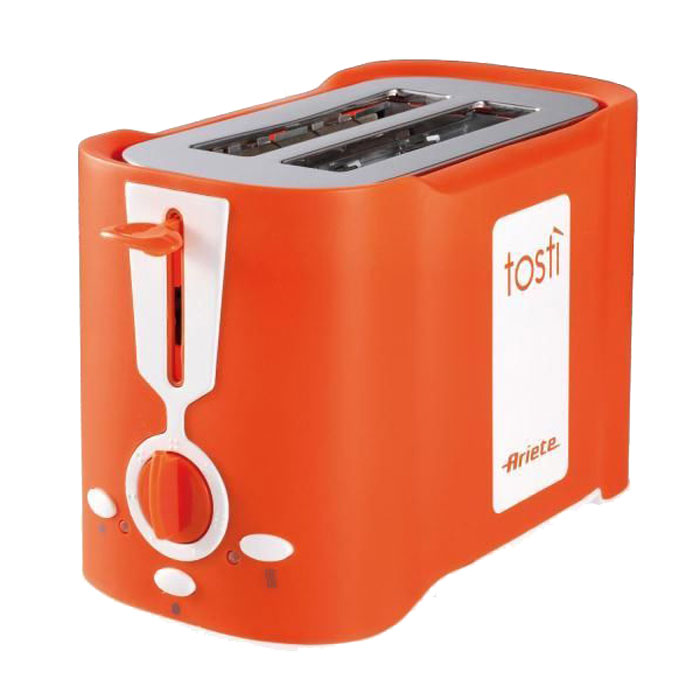 Ariete Tosti, Orange тостер (124/21)124/21 orange Ariete Tosti, Orange тостер (124/21)124/21 orangeИдеально подходит для поджаривания хлеба на завтрак или на закуску. Новый Tosti позволяет настроить желаемую степень поджаривания. Поддон для крошек является съемным для облегчения чистки. Функции разморозки и автоматического извлечения ломтиков делают его бесспорным союзником на кухне. Уровни подрумянивания: 6 Автоматическое извлечение Поддон для крошек