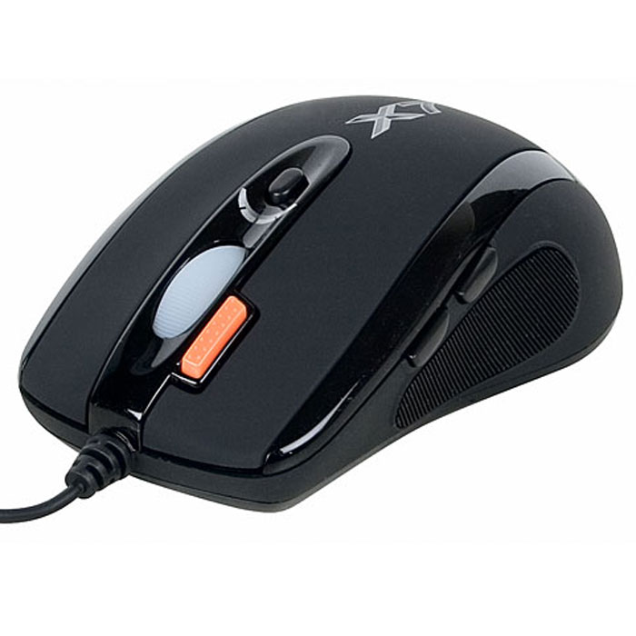 A4Tech XL-750MK, Black игровая мышь94403 A4Tech XL-750MK, Black игровая мышь94403Быстрая лазерная мини-мышь A4Tech ХL-750MK идеально подходит для геймеров с маленькими ладонями. Благодаря удобной и эргономичной форме, мышь легко и надежно ложится в руку. По бокам сделаны прорезиненные вставки, что исключает выскальзывание мыши в самой напряженной игровой ситуации. Симметричный дизайн рассчитан как на правшей, так и на левшей. В мышке используется мощный и чувствительный лазерный сенсор Agilent. Специальная кнопка позволяет переключать разрешение мыши без установки дополнительных драйверов прямо во время игры. При смене режима колесо прокрутки подсвечивается разными цветами. У лазерной мыши A4Tech ХL-750MK разрешение увеличивается до 3600 dpi. При возвращении к повседневной работе за компьютером можно понизить его до 600 dpi. Уникальная кнопка «Тройной клик» с функцией «3хFire» позволяет сделать сразу три выстрела одним нажатием, избегать ошибок в действиях и целиком концентрироваться на захвате цели. Работает без установки...