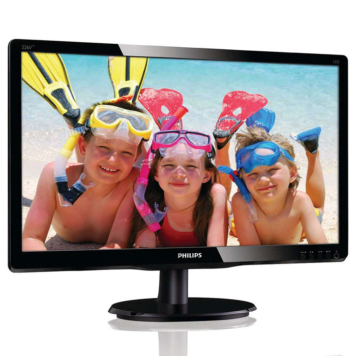 Philips 226V4LAB (00/01), Black монитор226V4LAB Philips 226V4LAB (00/01), Black монитор226V4LABОцените яркое и реалистичное светодиодное LED-изображение и стильный глянцевый корпус монитора Philips 226V4LAB с функцией SmartControl Lite и стерео звуком. Светодиодная LED-технология для ярких цветов: Белые светодиоды - это устройства, достигающие предельной яркости за меньшее время. Светодиоды не содержат ртути, что обеспечивает экологичный производственный процесс и утилизацию. Светодиоды позволяют лучше регулировать яркость подсветки ЖК-дисплея, обеспечивая превосходный коэффициент контрастности. Кроме того, их отличает великолепная цветопередача, благодаря одинаковой яркости по всему экрану. Простая настройка с помощью SmartControl Lite: SmartControl Lite - программное обеспечение нового поколения для управления монитором с поддержкой 3D изображения. Графический интерфейс позволяет пользователю выполнять тонкую настройку различных параметров монитора, таких как Цвет, Яркость, Калибровка экрана, Multi-media, Управление ...