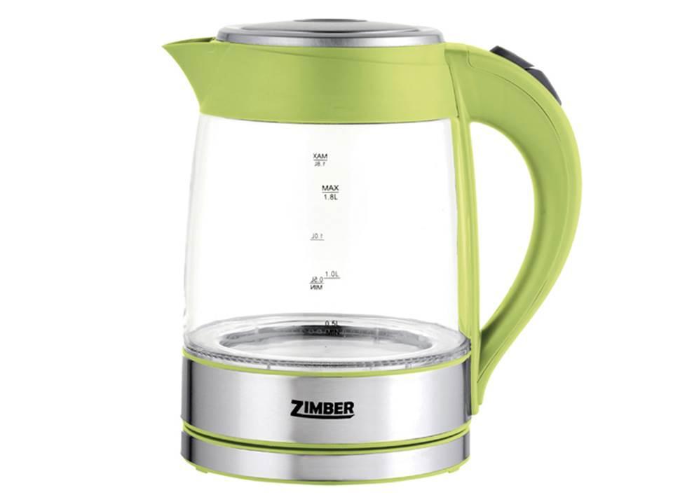 Zimber ZM-10818 электрический чайникZM-10818 Zimber ZM-10818 электрический чайникZM-10818Электрический чайник Zimber ZM-10818 является прекрасным решением для тех, кто любит устраивать себе перерывы в работе на чашечку чая или кофе. Он прост в управлении и долговечен в использовании. Чайник автоматически выключается при закипании.