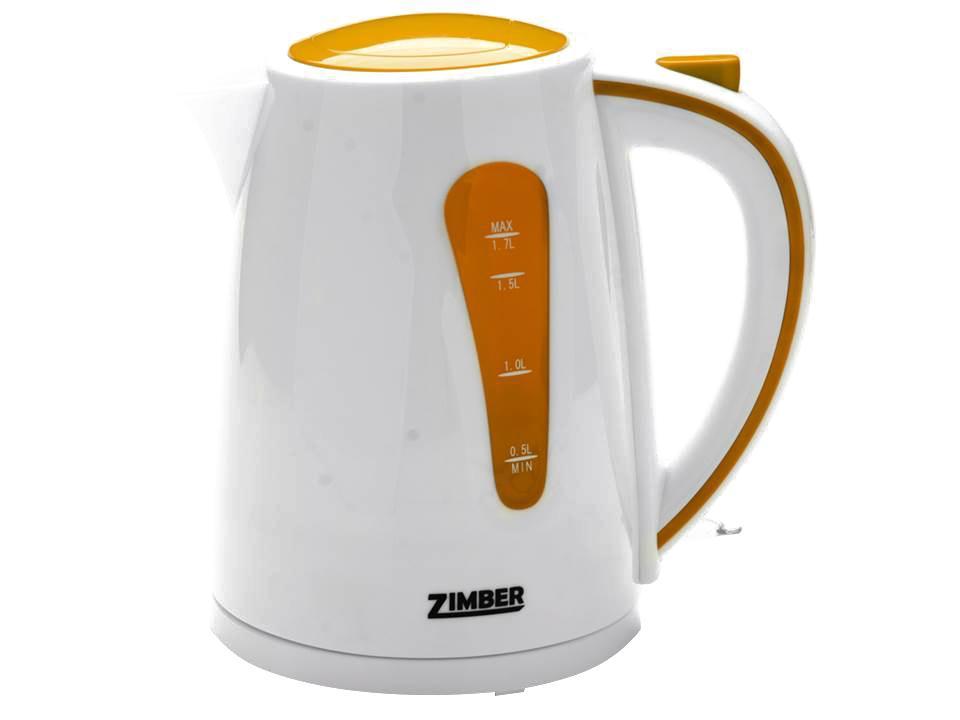 Zimber ZM-10844 электрический чайникZM-10844 Zimber ZM-10844 электрический чайникZM-10844Быстро вскипятить воду или поддерживать ее горячей в течение долгого времени поможет чайник Zimber. На рынке бытовой техники этот прибор пользуется неизменной популярностью благодаря высокому качеству, безопасности и удобству в использовании. Чайник оснащен скрытым нагревательным элементом, что очень удобно – он более долговечен, чем спираль, и не подвержен образованию накипи. Для безопасного использования в чайниках Zimber предусмотрены функции автоматического отключения при отсутствии воды или открытии крышки, а также встроенная защита от перегрева. Яркие цвета несомненно порадуют и внесут краски в Вашу кухню!